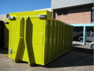 large hook lift skip bin