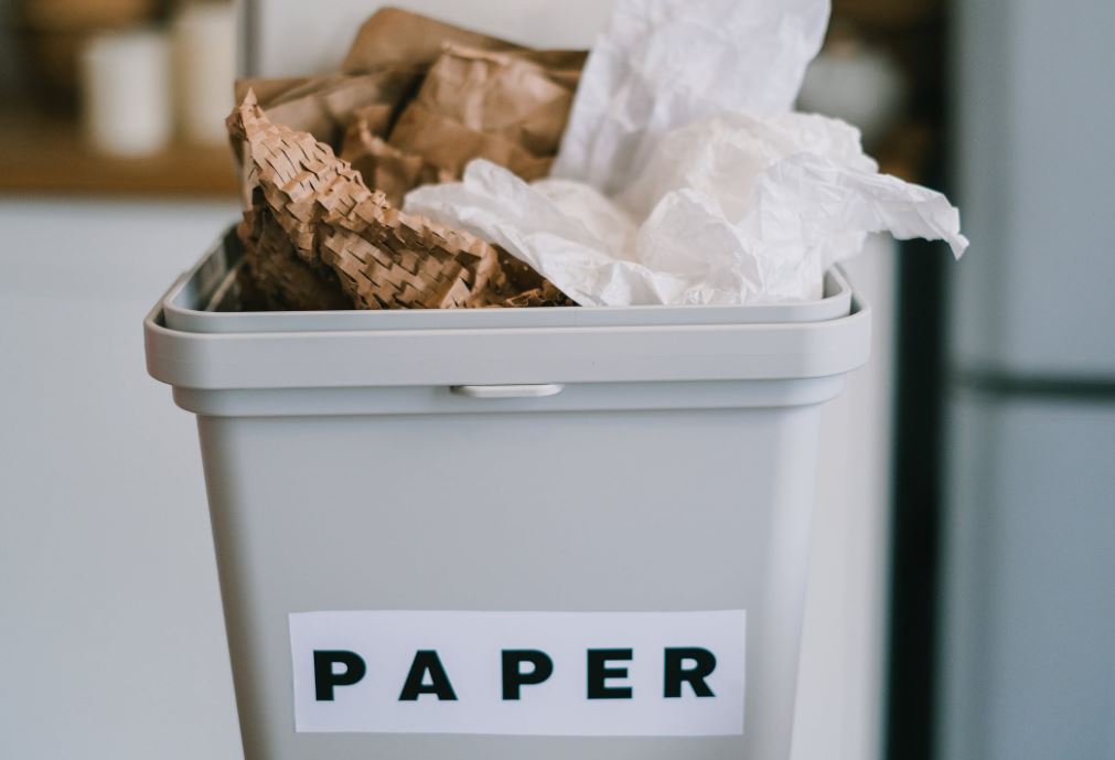 office waste away from skip bin