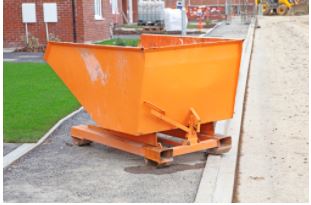 small portable skip bin