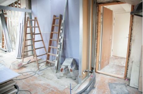 inside home renovation