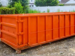 hooklift skip in Charlotte Street, Glen Waverley