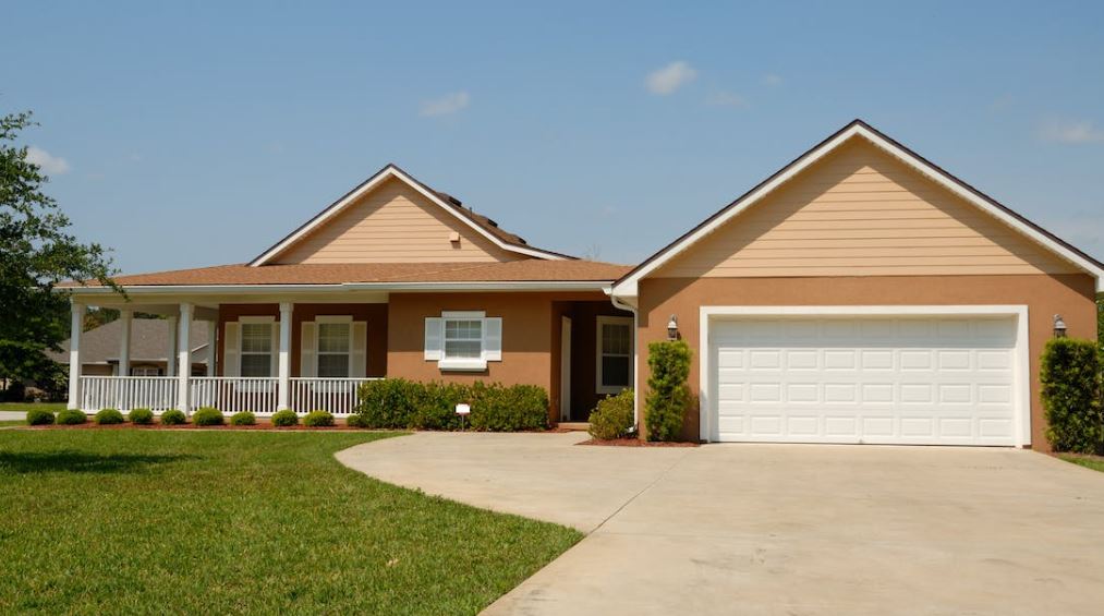 wide home driveway