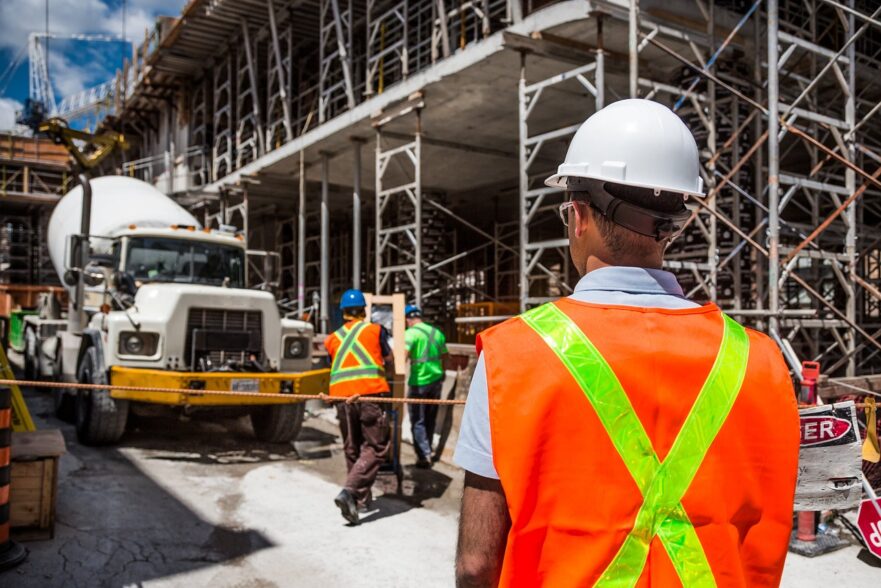 Construction site in Sydney